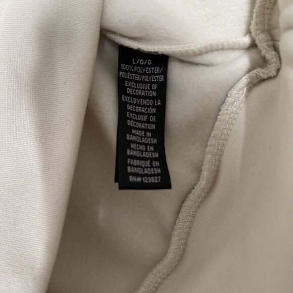 Men’s DR Social Club Contrast Stitch Hoodie – Off White Sz Large - Picture 9 of 10